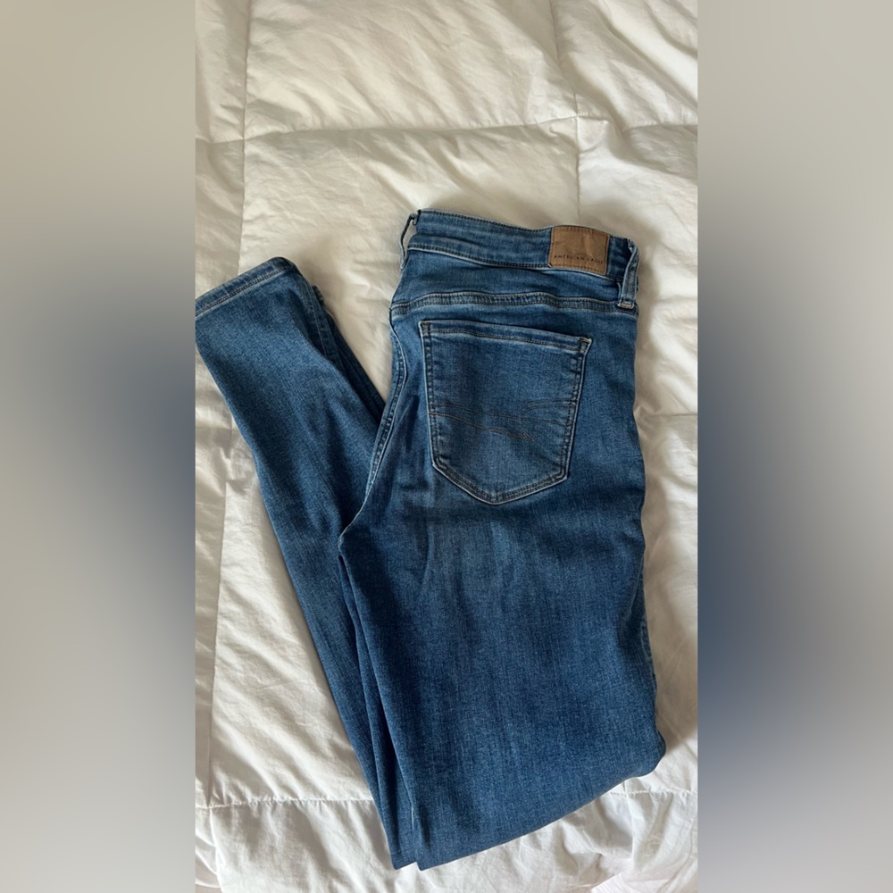 American Eagle Mid Rise Skinny Jeans Jegging